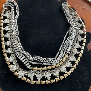 Stella and Dot Gold and Silver Women's Necklace